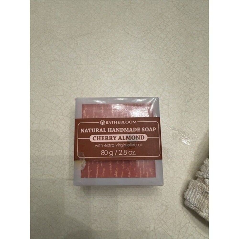 Bath & Bloom Natural Handmade‎ Soap Cherry Almond 2.8 oz Pier One